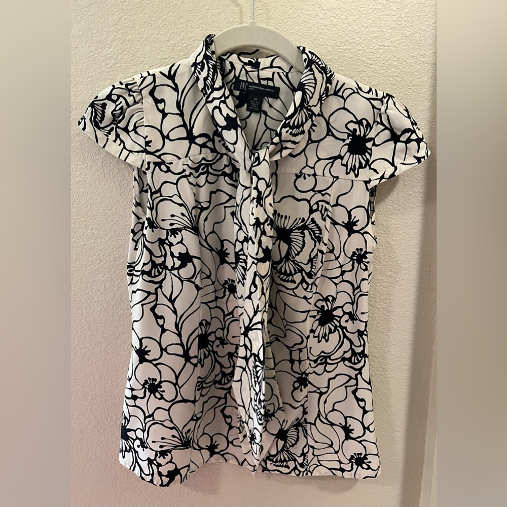 INC silk blouse Size 4P